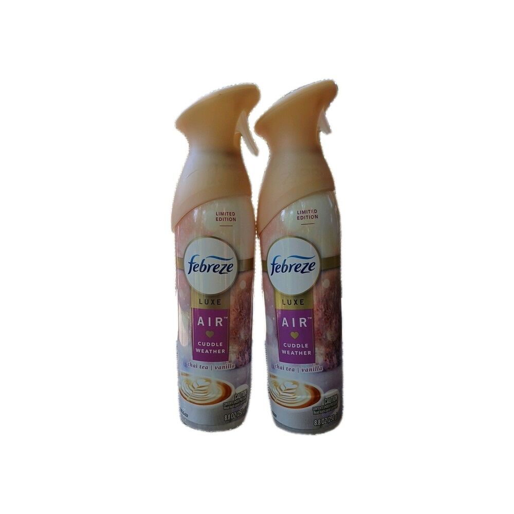 Febreze Luxe Air Cuddle Weather Room Freshener Spray 8.8oz Pack Of 2 Discontinue